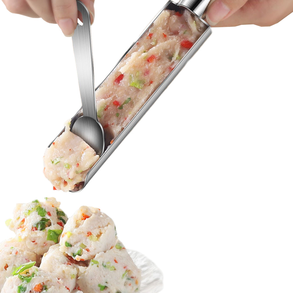 304 Stainless Steel Handheld Meatball Maker with Scoop