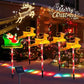 6 Pack Solar Christmas Stake Lights Lawn Decoration