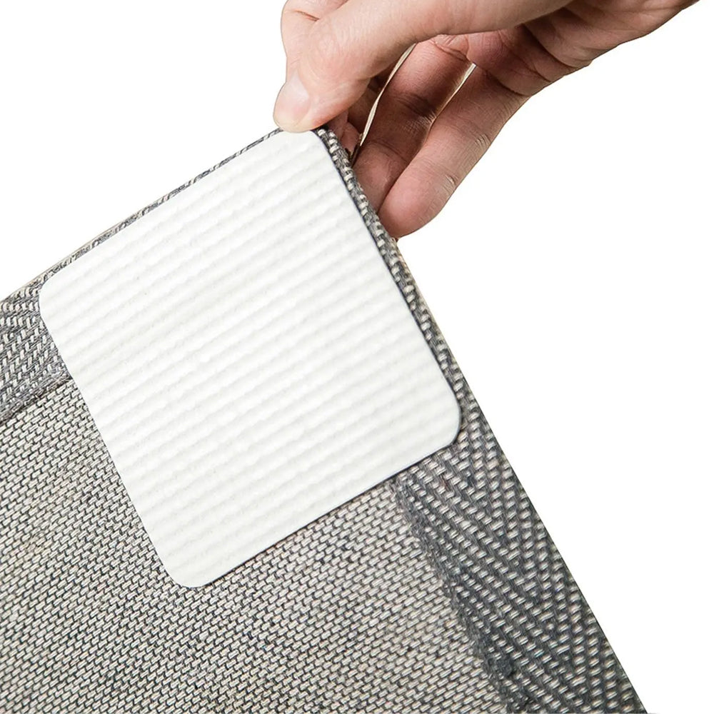Set of 8Pcs Rug Grippers Non-Slip Washable Fixed Stickers for Pads