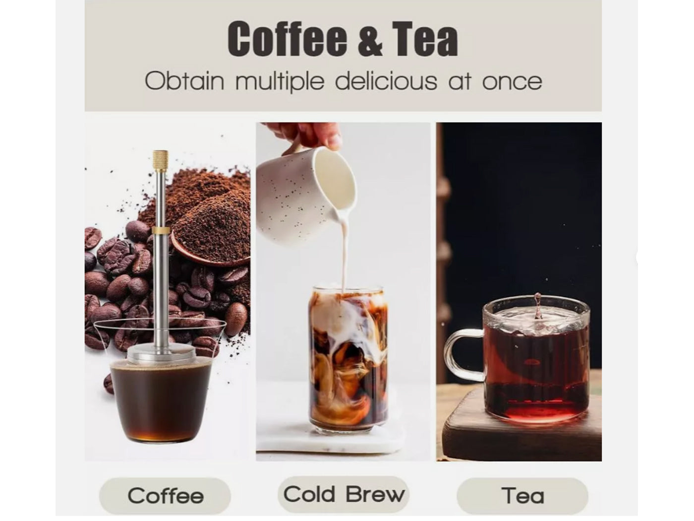 Portable Stainless Steel Coffee Filter
