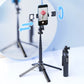 Selfie Stick Tripod with Wireless Remote for Phone Dual Fill Light Bluetooth