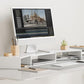 Dual Monitor Stand Riser Adjustable Computer Monitor Stand for Books iMac Laptop