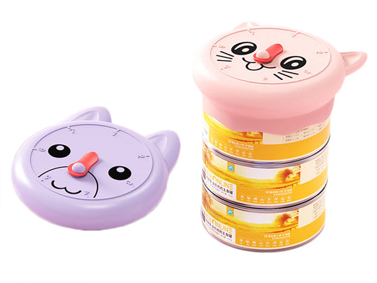 5pcs Reusable Pet Wet Food Can Covers Silicone Can Lids for Dog Cat Food