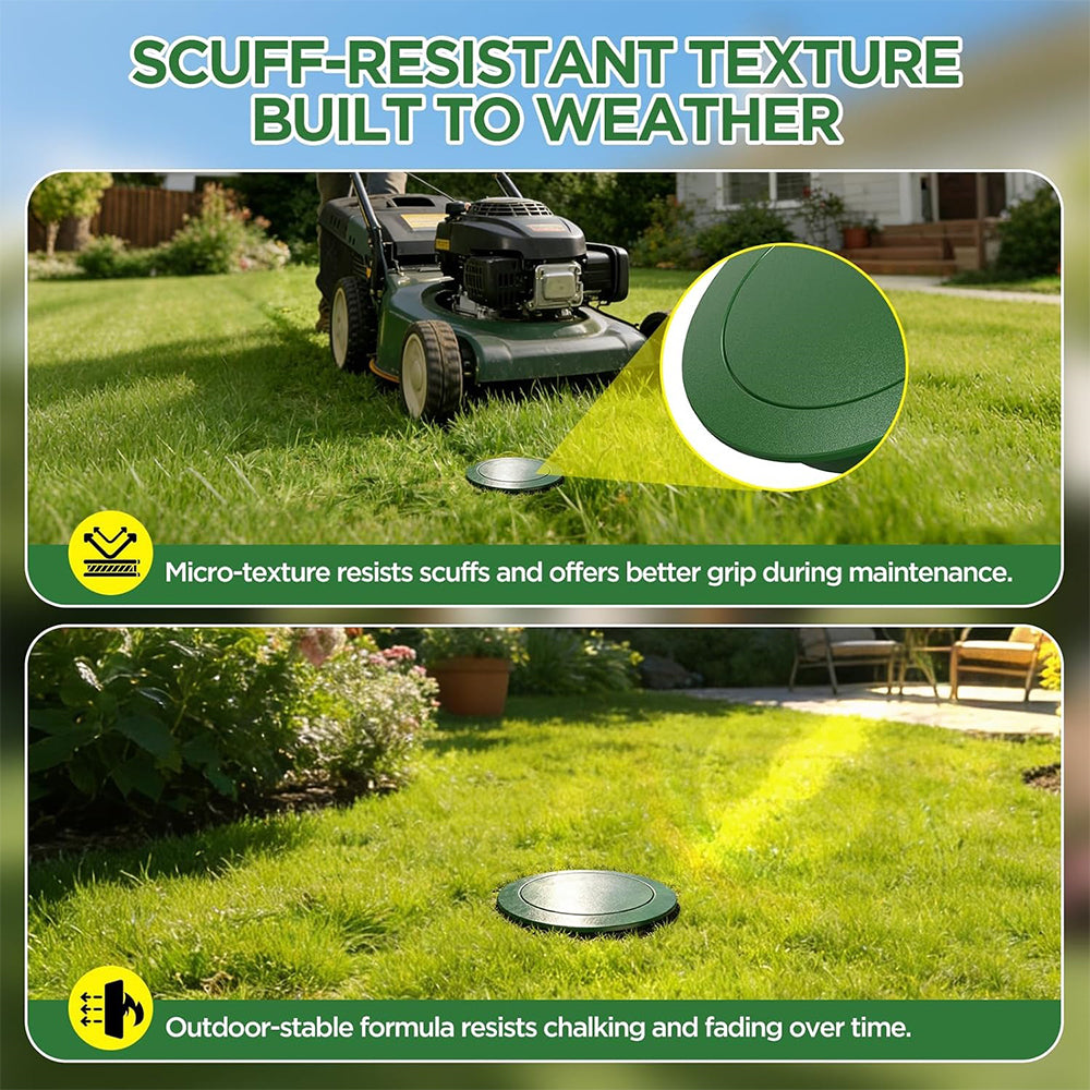 Pop Up Drainage Emitter Dual-Rod Outdoor Drain Cover for Yard Outlets