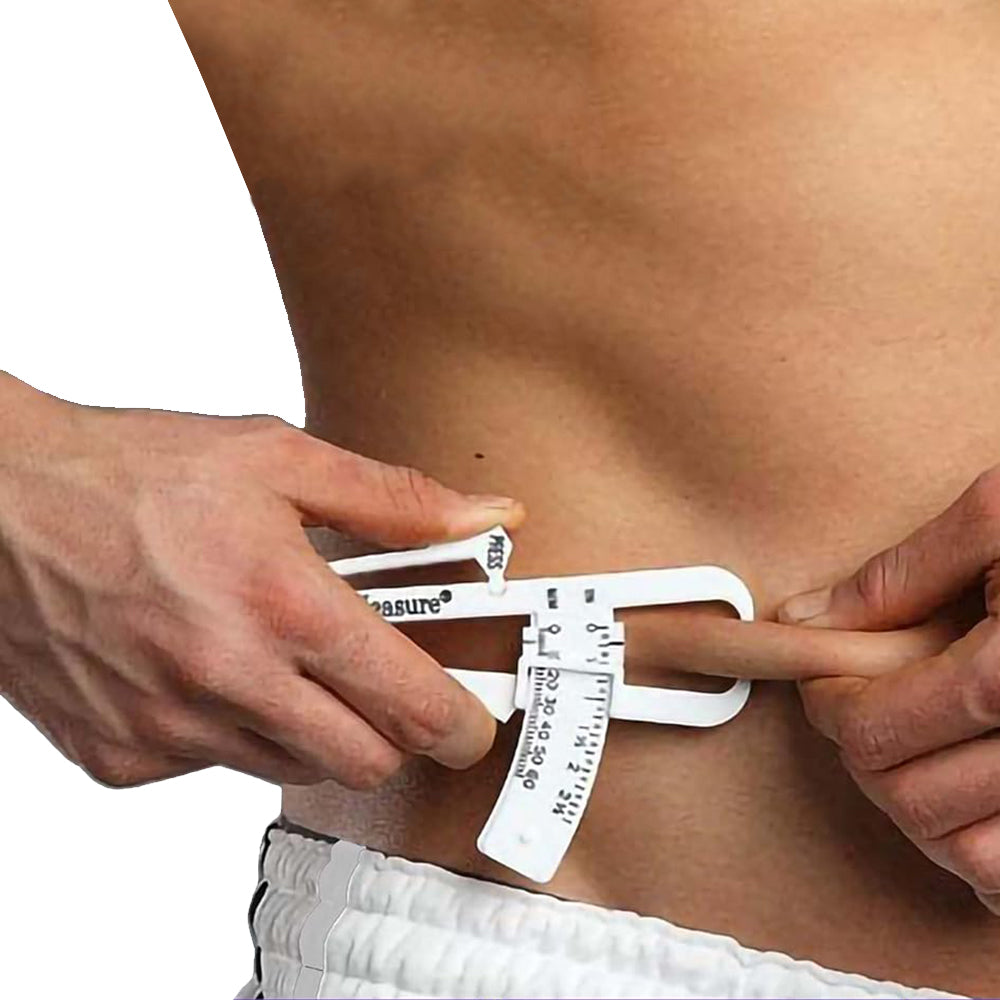 Skinfold Body Fat Calipers Measuring Tape Set BMI Fitness Weight Loss