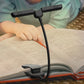 Dual Head Foldable LED Reading Clip Light with Adjustable Brightness