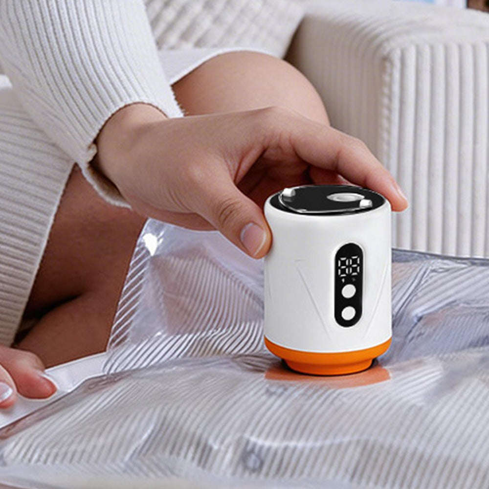 Portable Vacuum Pump with Vacuum Storage Bags Rechargeable Air Pump Set