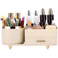 360 Degree Rotating Makeup Organizer for Brush Holder and Drawers
