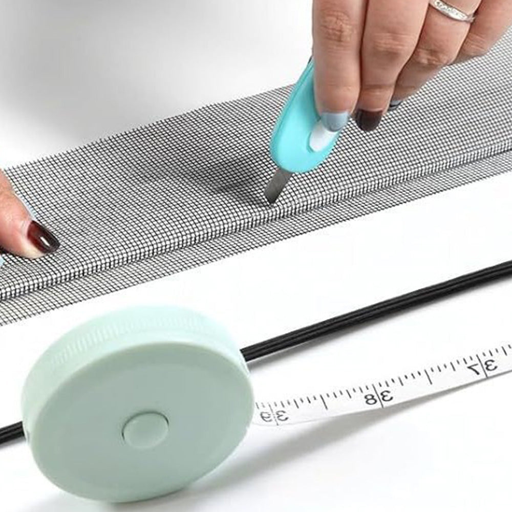 DIY Window Screen Repair Kit Fiberglass Mesh with Tools for Doors Patio Porch