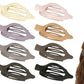 8Pcs French Flat Hair Clips for Women Flat Claw Clips for Thick and Thin Hair