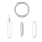 4-Pack Airtag Protective Case with Key Ring Transparent TPU Cover for Apple Airtags