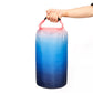 Outdoor Puffy Gradient-Color Camping Blanket Backpacking Quilt