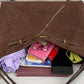 2-In-1 Vintage Suede Hobo Bag Backpack Shoulder Bag