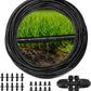 Irrigation Dripline Tubing 30m Roll with Built-In Emitters and 1/4 Fittings