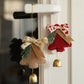 3pcs Jingle Bells Christmas Tree Decorations Plush Pendant Hanging Christmas Ornaments