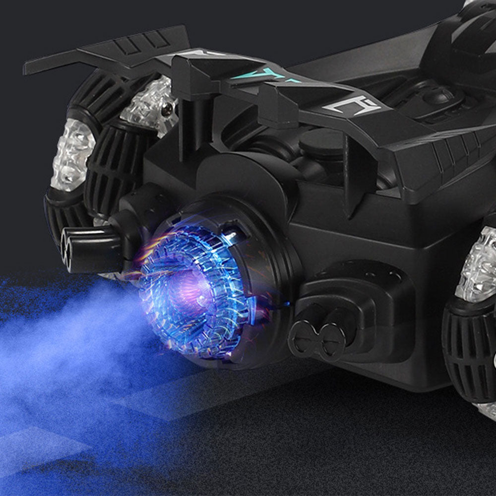 LED RC Car with Spray Off Road Drift Toy Remote Control Hand Gesture Sensing Stunt Buggy