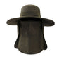 Outdoor Sun Protection Fishing Cap Wide Brim Hat With Neck Flap And Face Cover