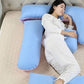 Pregnancy Pillows for Sleeping U Shaped Full Body Maternity Pillow with Removable Cover-Purple