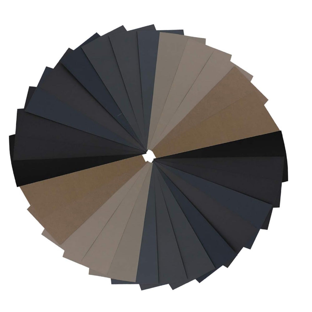 42Pcs Sandpaper Sand Paper Sanding Sheets for Assorted Grit Wet Dry Wood Automotive Metal
