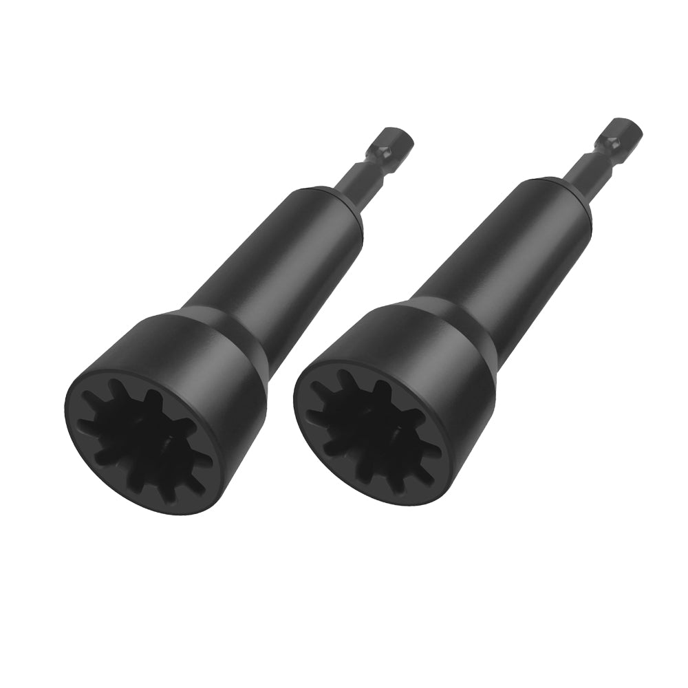 2Pcs Wire Nut Twister Multifunctional Wire Twisting Tool with 1/4 inch Chuck Wire