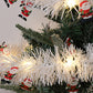 5M Christmas LED Garland with 50 Warm White Lights for Indoor Outdoor Tree Decoration
