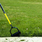 Half Moon Saw-Tooth Edger Lawn Tool with T-Grip for Sidewalk and Grass Maintenance