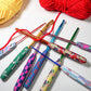 Colourful Soft Crochet Hook Set Ergonomic Handles Knitting Needles Sewing