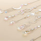 12Pcs Glass Sun Catcher Prism Hanging Kit with Chain
