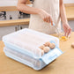 34.3x25.2x8.2CM Automatic Scrolling Egg Storage Box Removable Egg Dispenser