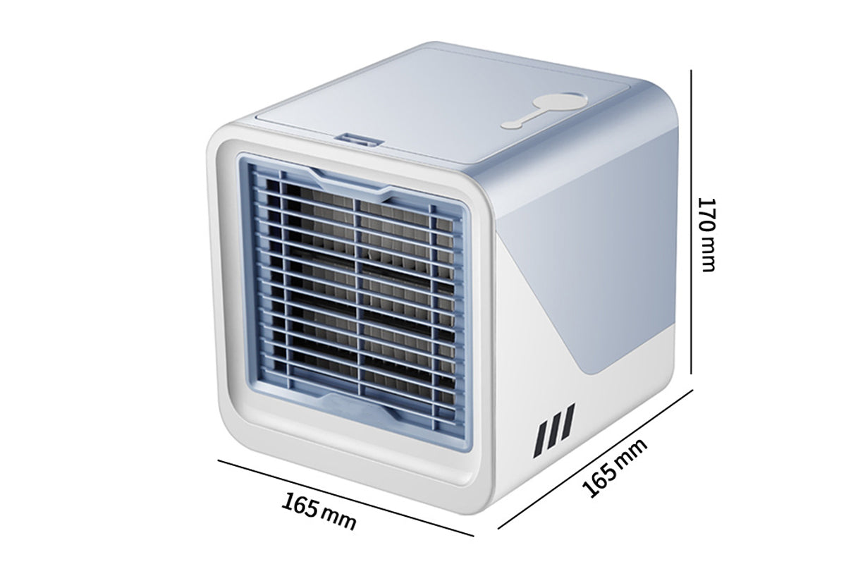 Corded Mini Air Cooler Personal Desktop Air Conditioner Fan 3-Speed Cooling Fan