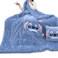 Pillow Blanket Throws Back Support Cushion
