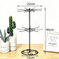 Rotating Jewelry Display Stand Double Layer Organizer Rack