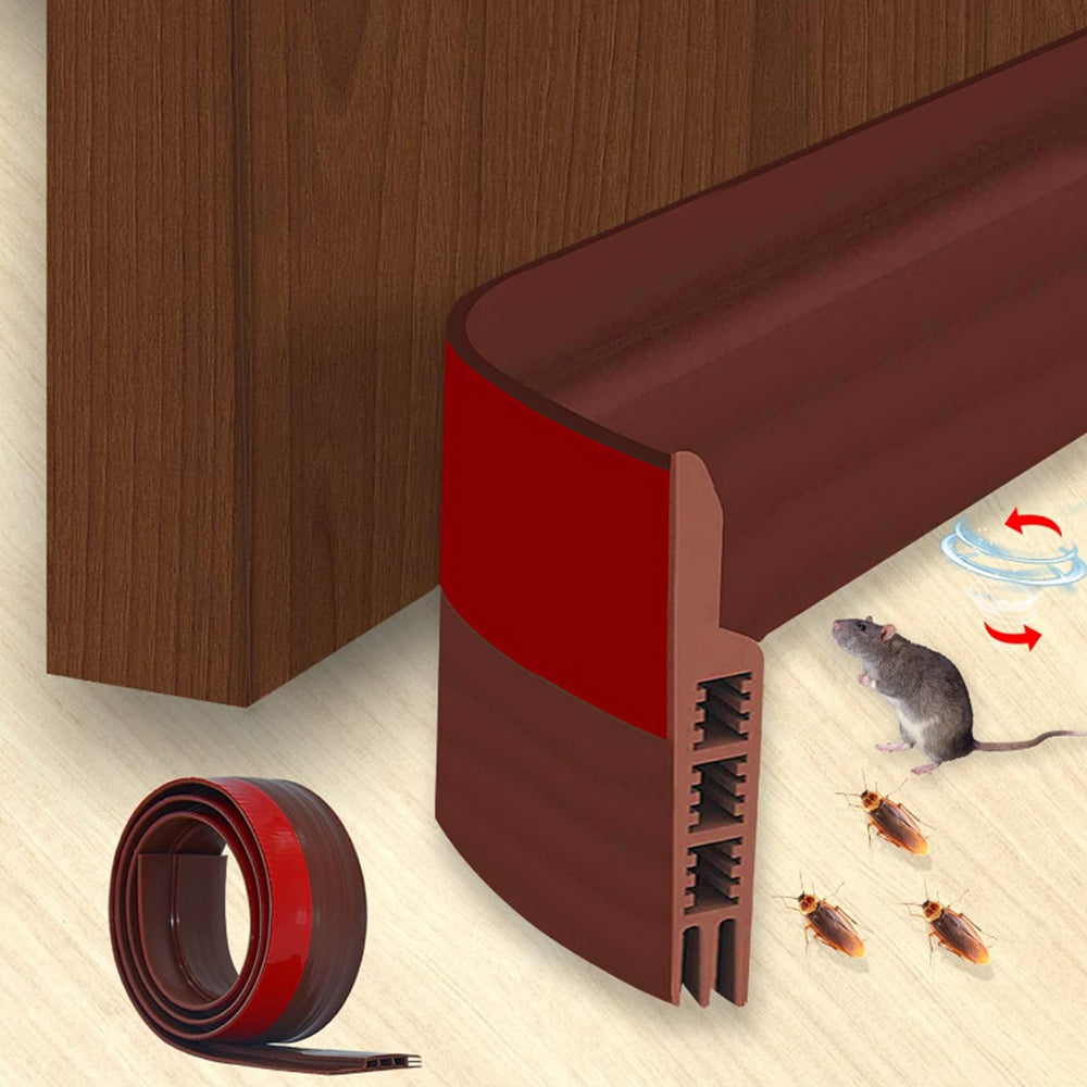 3 Self-adhesive Silicone Door Draft Seal Strip