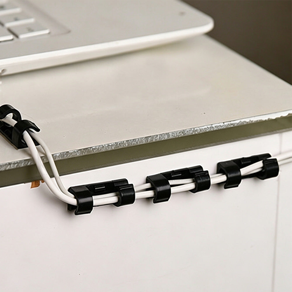 5mm Self Adhesive Cable Clips and Cord Holders for Wire Management