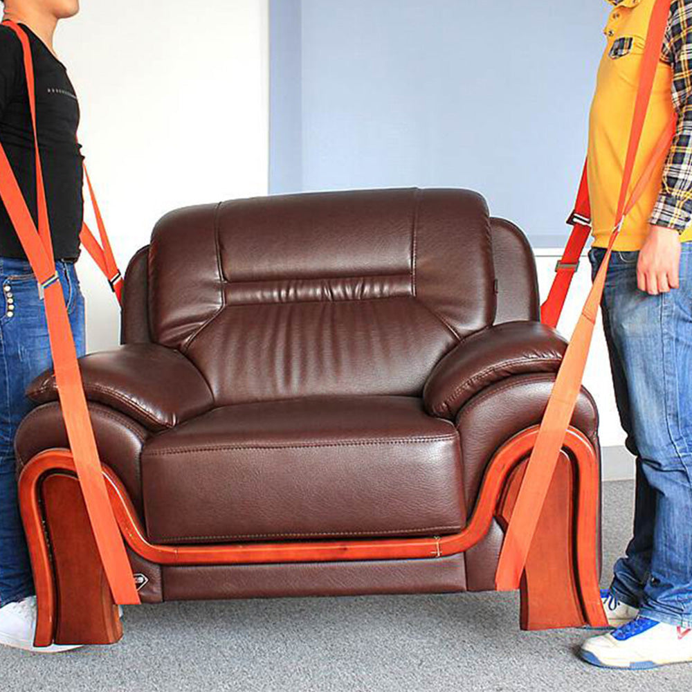 Furniture Moving Strap Set with 5cm Wide Belts and 270kg Load Capacity