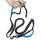 Hand Free Dog Leash With Zipper Pouch Dual Padded Handles Bungee for Jogging and Running Your pet