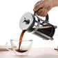 French Press Coffee Maker Borosilicate Glass Stainless Steel Brewer Cold Brew Cafetera
