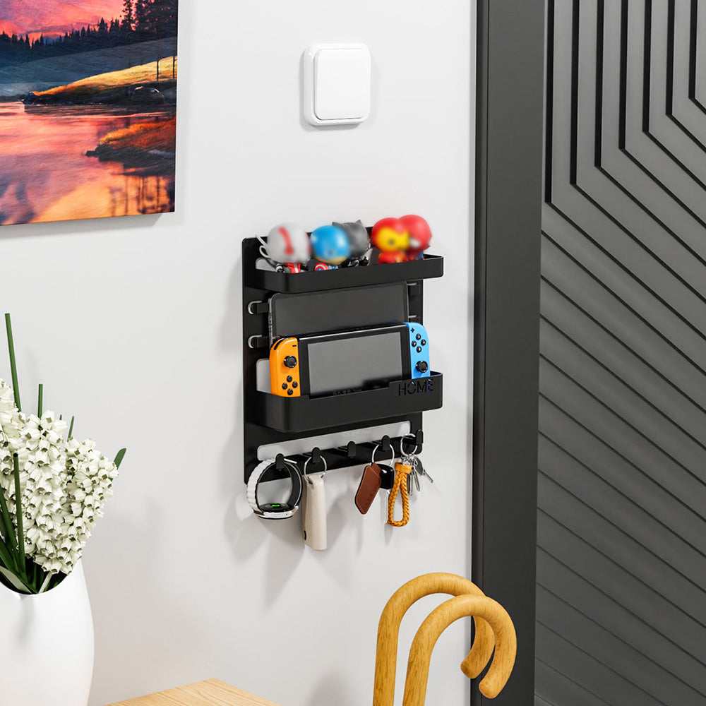 Bedside Shelf Accessories Organizer Wall Mount Self Stick On Cool Stuff for Bedroom Storage and Organization