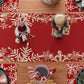 Linen Christmas Table Runner Long Farmhouse Holiday Home Kitchen Table Decorations
