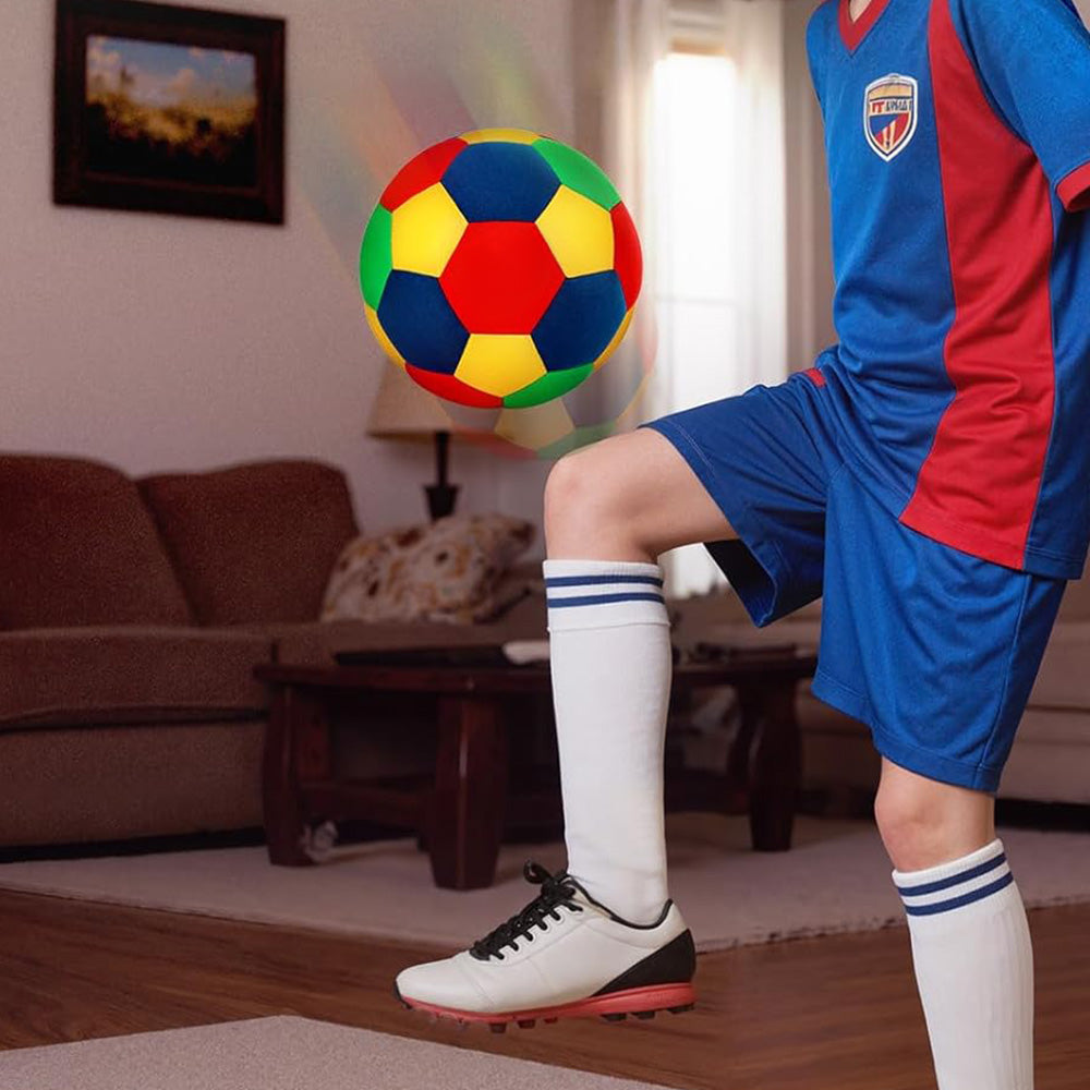 Quiet Indoor Soccer Ball Soft Foam Football for Home Dribbling Training