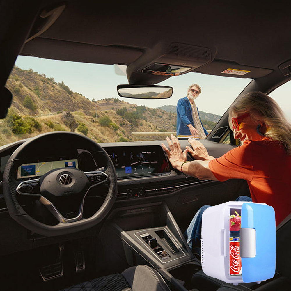 4L Mini Car Cooling and Heating Refrigerator