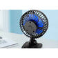 USB Desk Fan Small But Powerful 3 Speeds Adjustable for Home Office Car Summer Travel