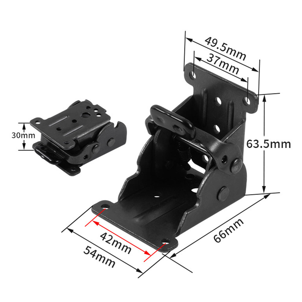 4Pcs 90 Degree Self Locking Folding Hinge for Tables Chairs and Workbenches