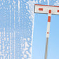 4 In 1 Rotatable Window Cleaning Squeegee Kit With Extension Pole Bendable Head Window Washing Kit