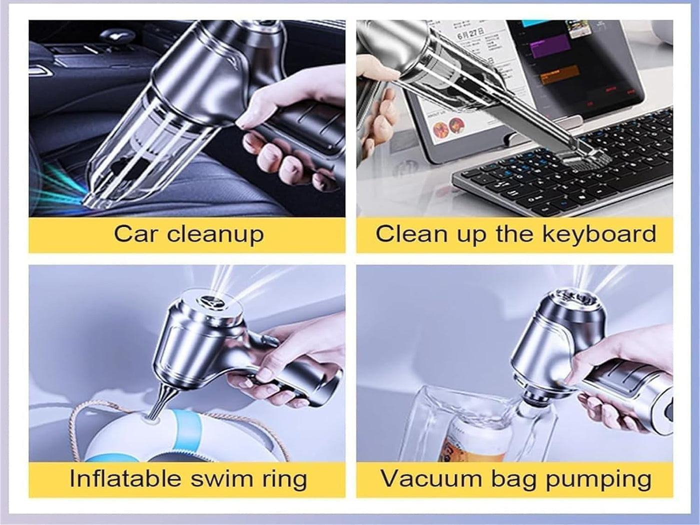 Portable Car Cordless Hand Held Vacuum Cleaner