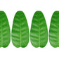 12Pcs Simulation Banana Leaf Mat Leaf Placemats Banana Leaves Placemats