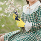 3 Pairs Gardening Gloves Rubber Coated Work Gloves for Boys Girls