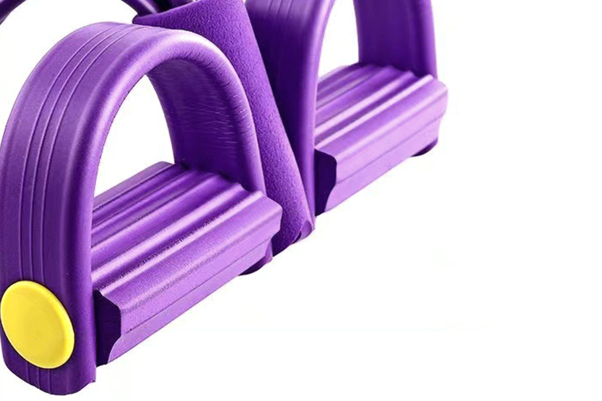 6 Tube Pedal Ankle Puller Foot Pedal Resistance Band Exercise Tension Rope