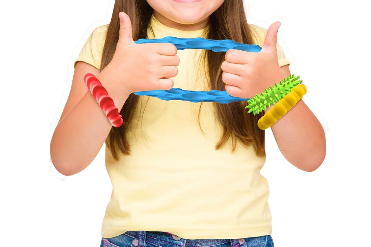4Pcs Sensory Fidget Toys Stretchy Fidget Bracelet