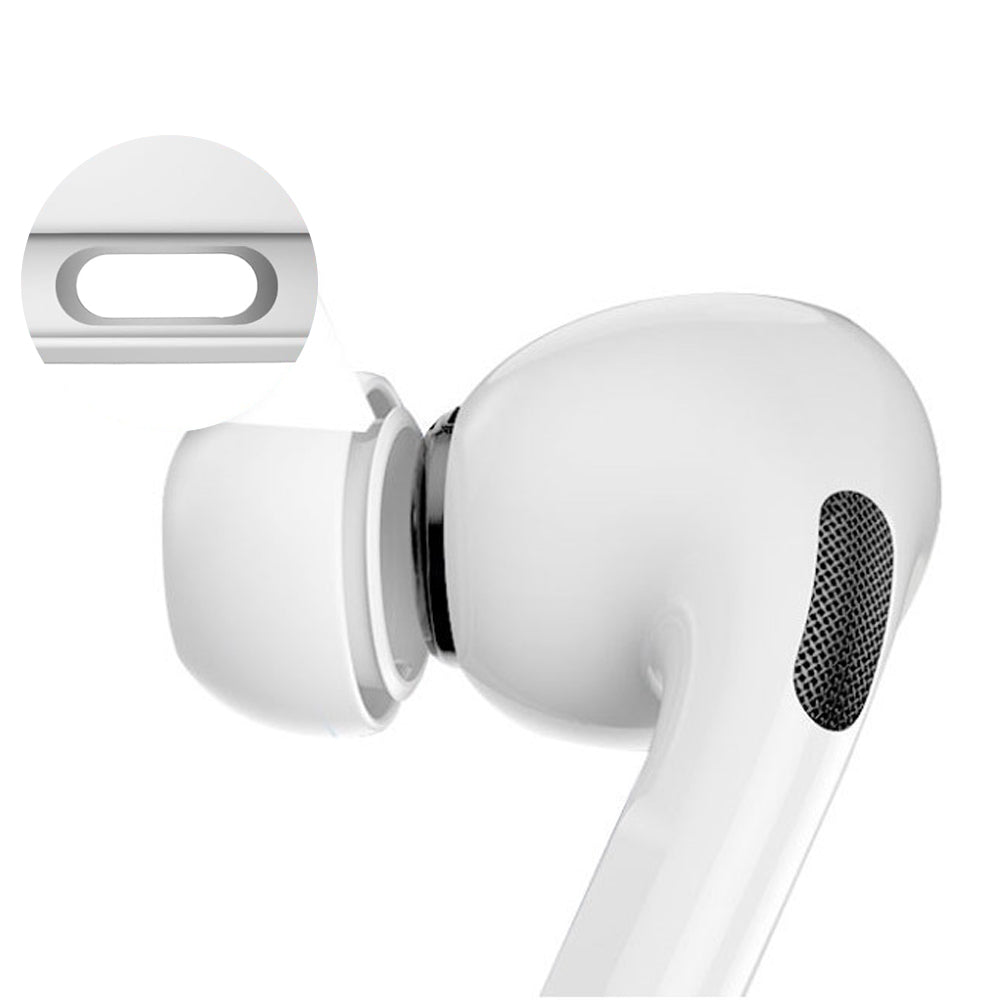6 Pairs Replacement Ear Tips Compatible with AirPods Pro and AirPods Pro 2nd Generation